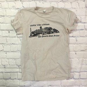 Chillin' Like a Villian San Quentin Tee Sz S